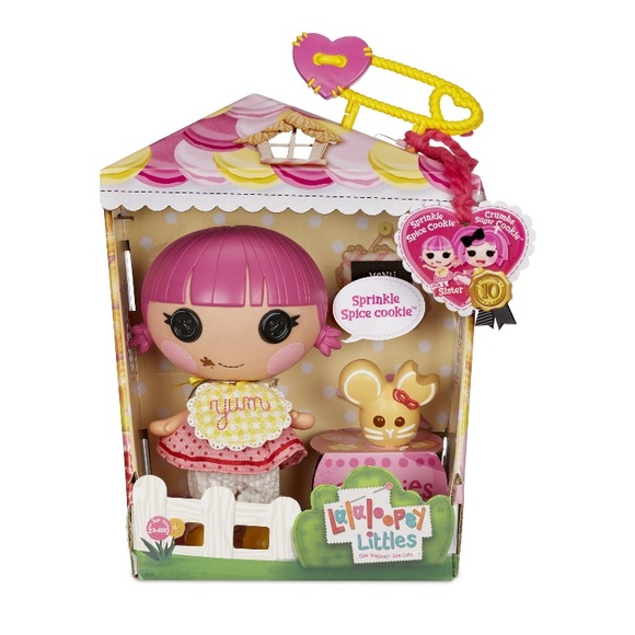Lalaloopsy Littles Doll Sprinkle Spice Cookie with Pet Cookie Mouse Playset - Picture 7 of 10